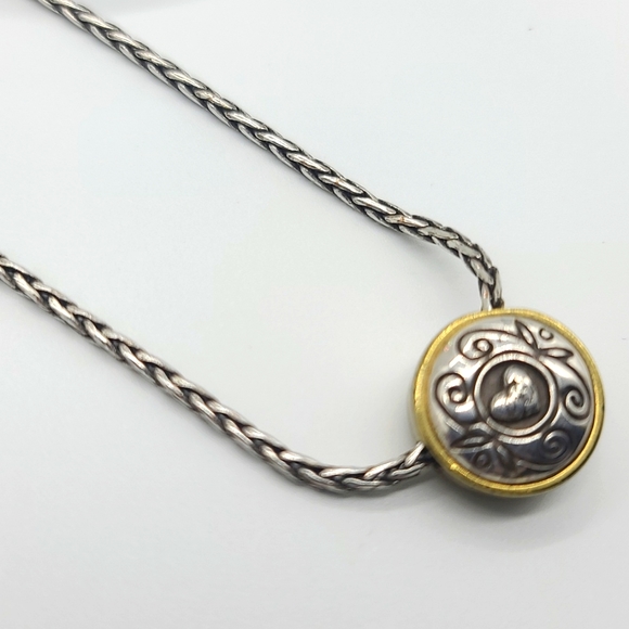 Brighton "Celestial" Swarovski Blue Topaz Crystal Retired Neck! - Picture 8 of 14